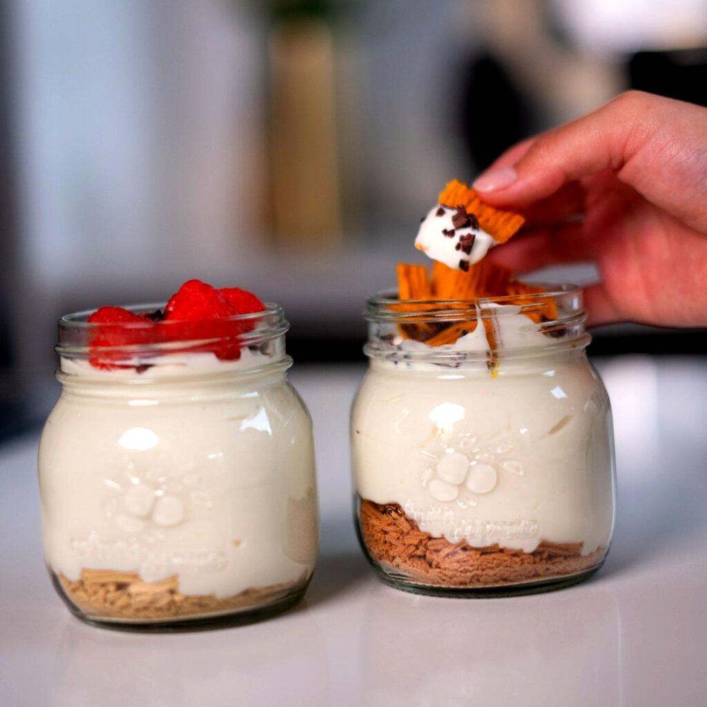 healthy cheescake jars