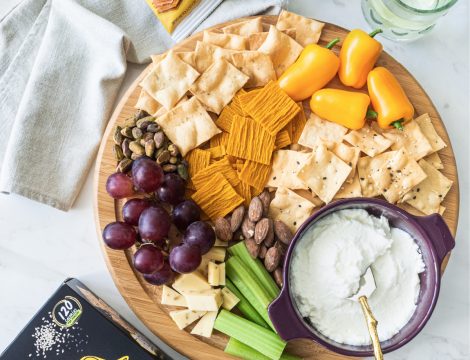 TASU Fruit Chips in charcuterie board